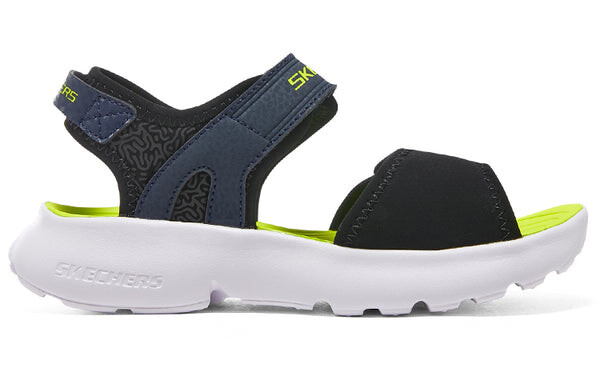 Кроссовки razor splash 'black lime' Skechers, черный — фото 2