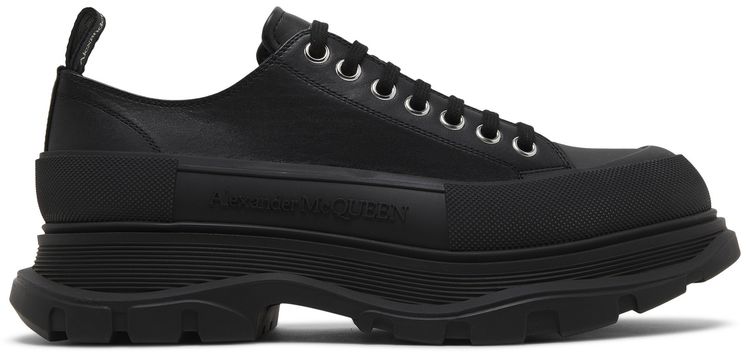 

Кроссовки Alexander McQueen Tread Slick Lace Up 'Black', черный