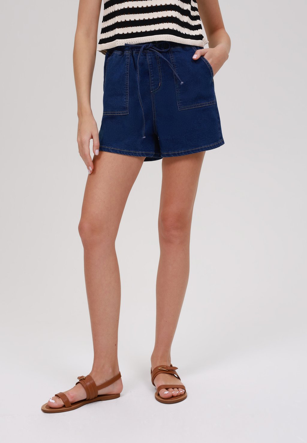 

Джинсовые шорты Anna Field, цвет Dark Blue Wash