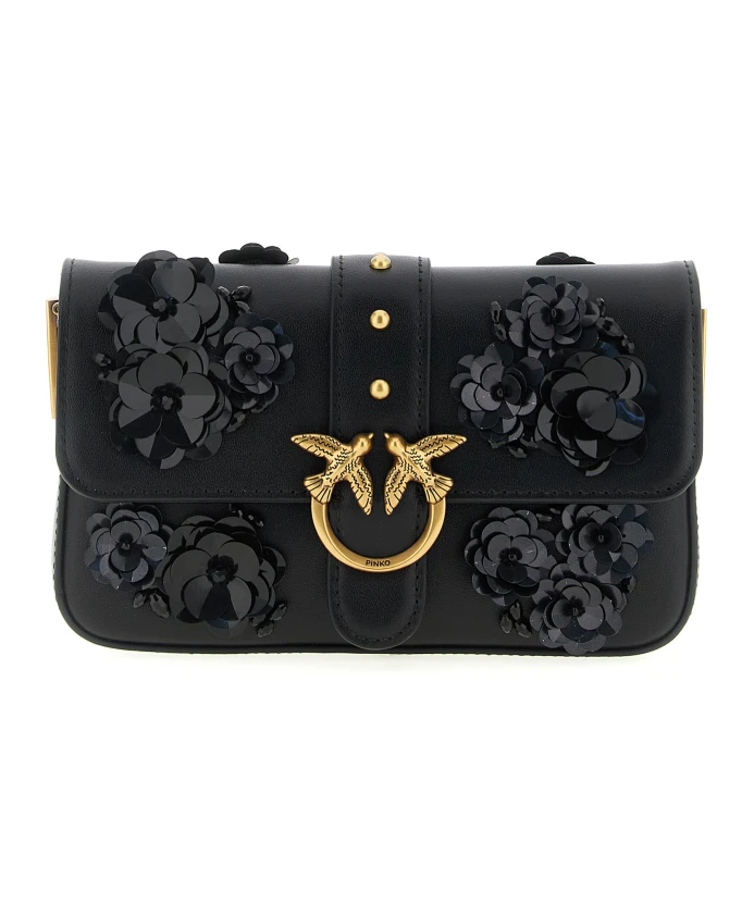 

Мягкая сумка через плечо Baby love Pinko, черный