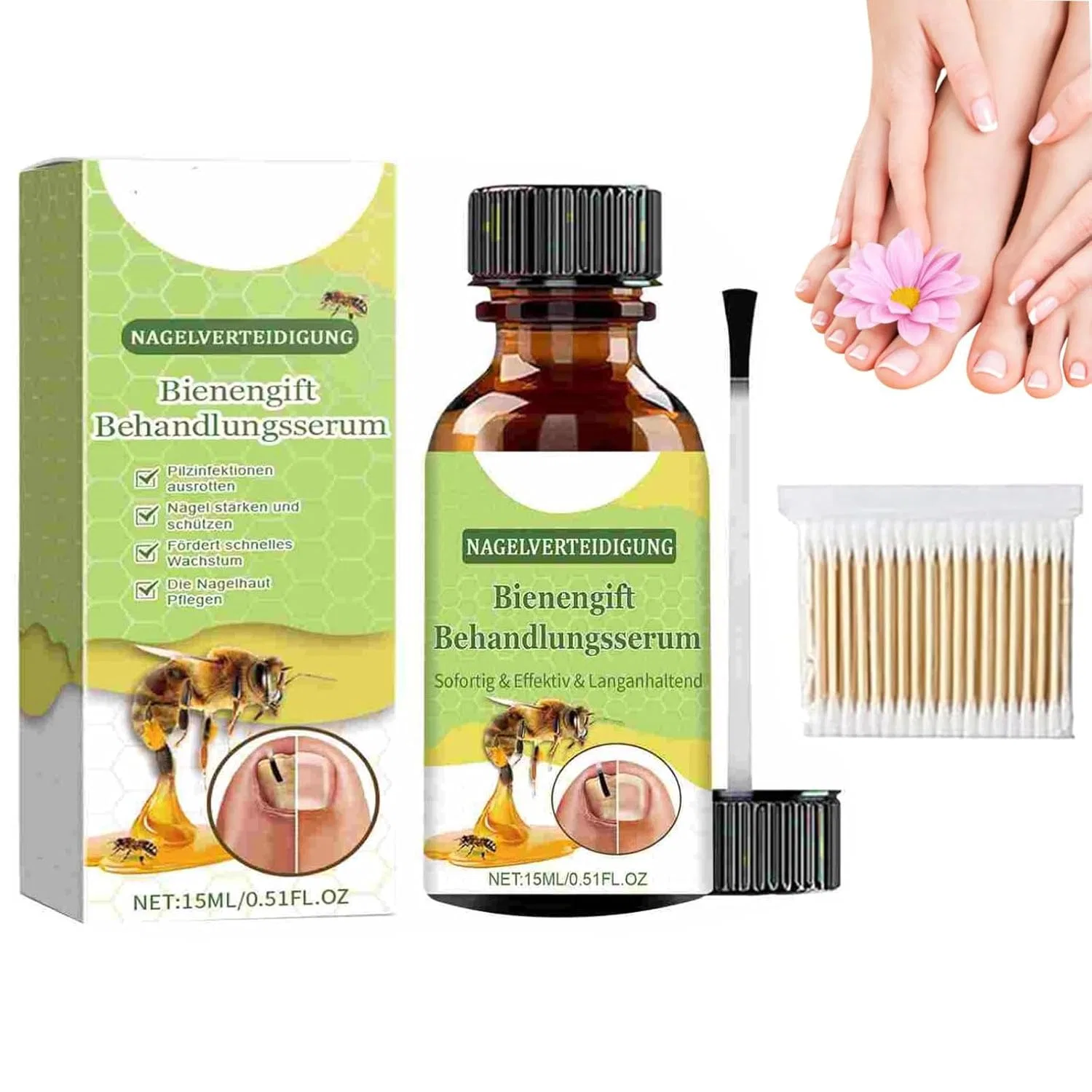 Сыворотка для лечения и роста ногтей Bee Venom (1 шт.) Generisch, 1Pcs