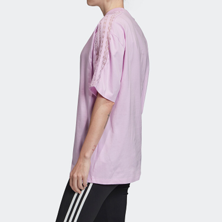 Футболка женская светло-фиолетовая Adidas Originals — фото 4