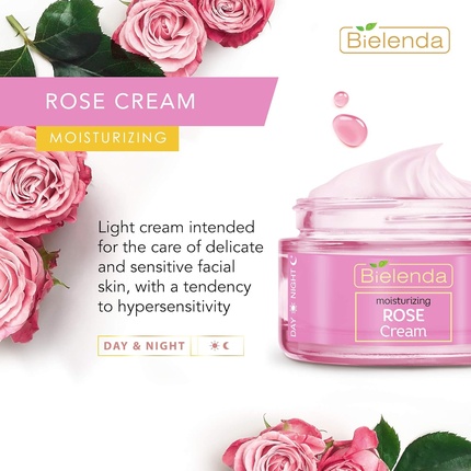 Крем для лица Bielenda — Rose Care увлажняющий и успокаивающий — фото 2