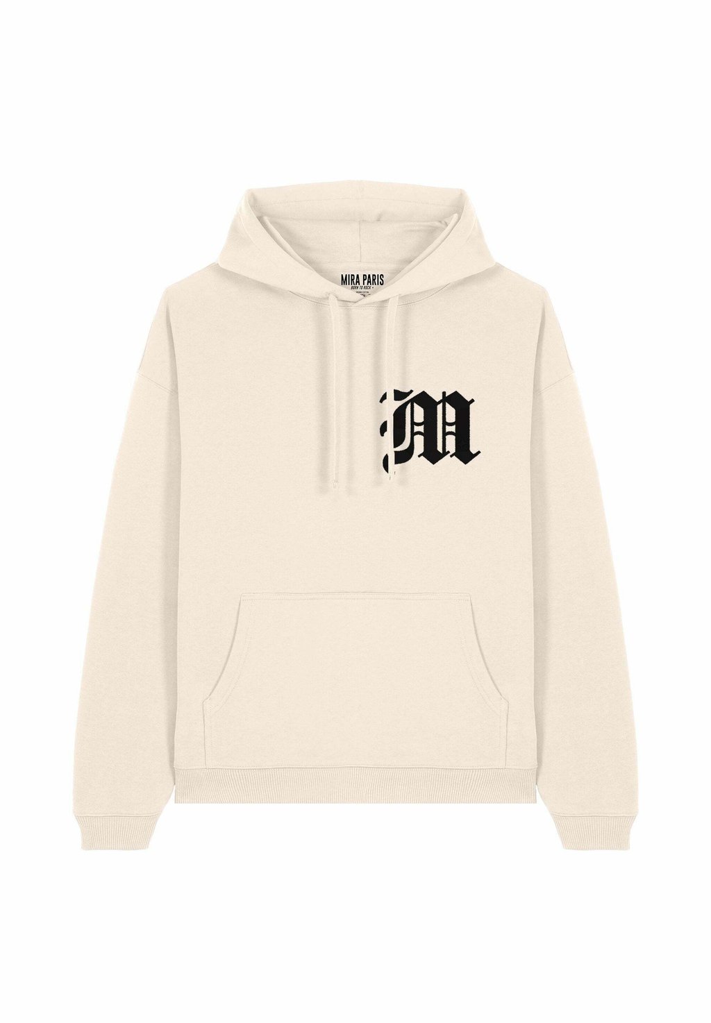 

Толстовка с капюшоном M GOTHIC EMBROIDERY UNISEX - Sweatshirt Mira Paris, кремовый