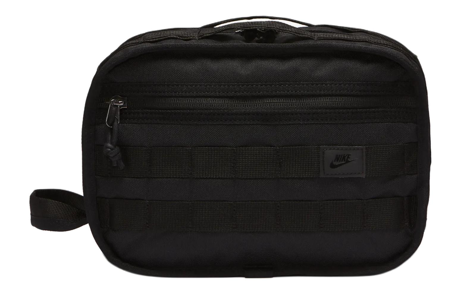 

Nike Полиэстеровый портативный поясной рюкзак унисекс черный