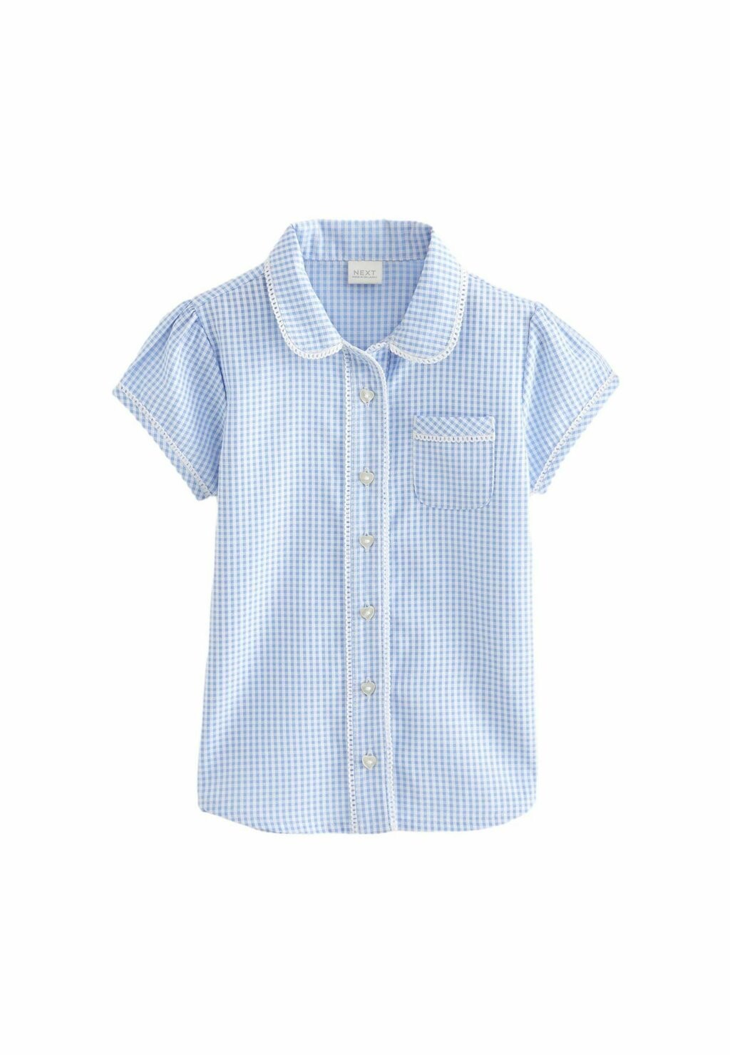 

REGULAR FIT Rich School Gingham Next, Блуза на пуговицах синий