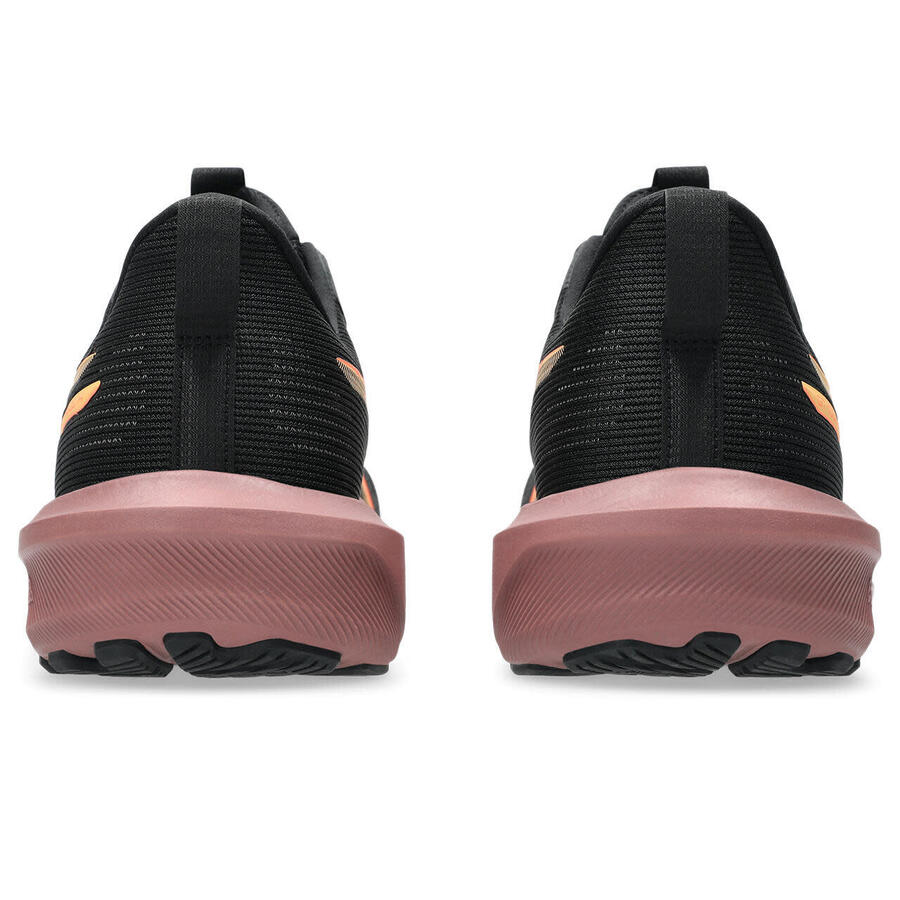 Кроссовки для бега по шоссе женские ASICS GT-1000 14 W - чёрный/коралловый — фото 4