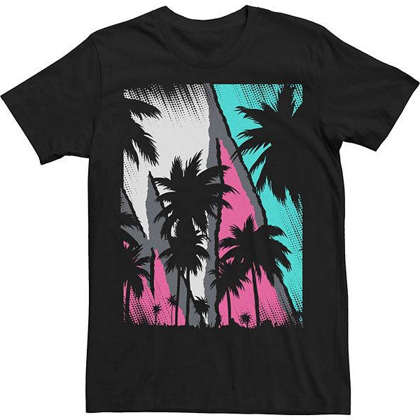 

Футболка с принтом Big & tall windy palms beach Licensed Character