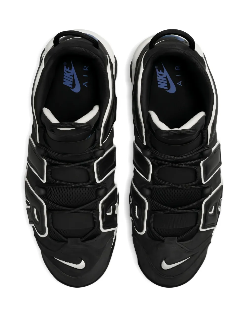 Кроссовки Air More Uptempo 96 Black/Star Blue Nike, черный — фото 4