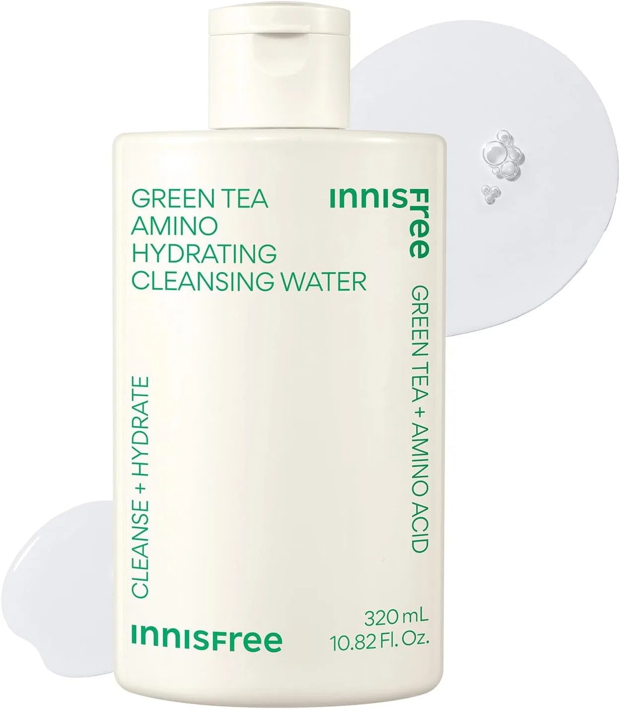 Мицеллярная вода Innisfree — Для снятия макияжа с зеленым чаем, 320 мл