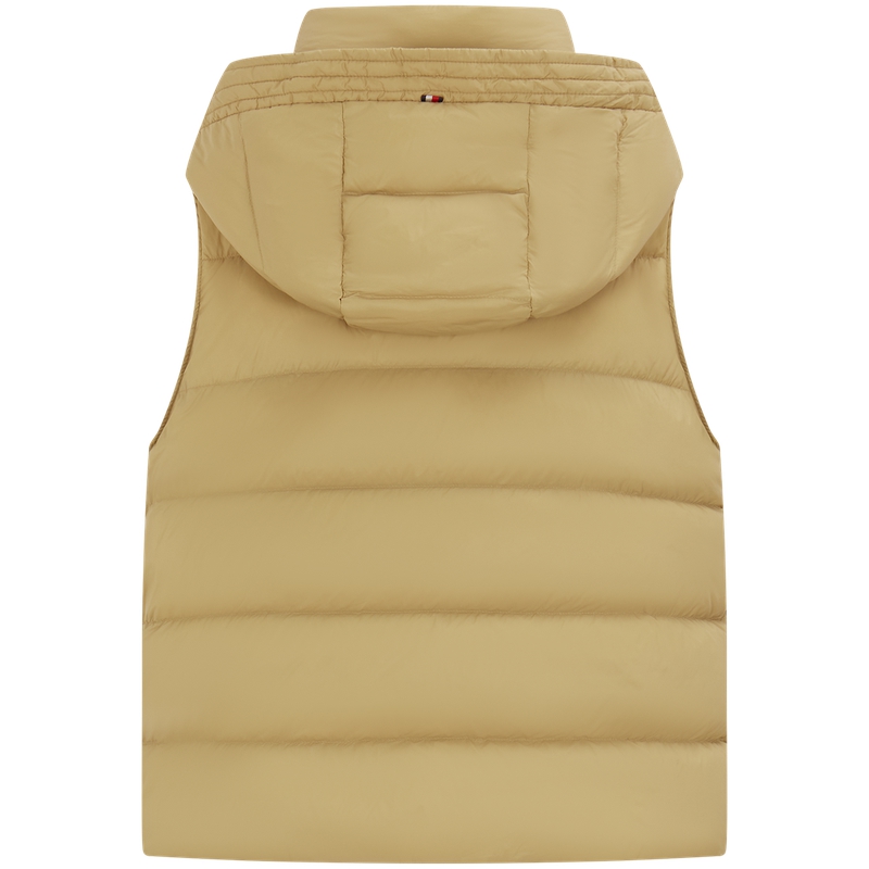 Tommy Hilfiger Женская пуховая жилетка, Khaki RBL — фото 4