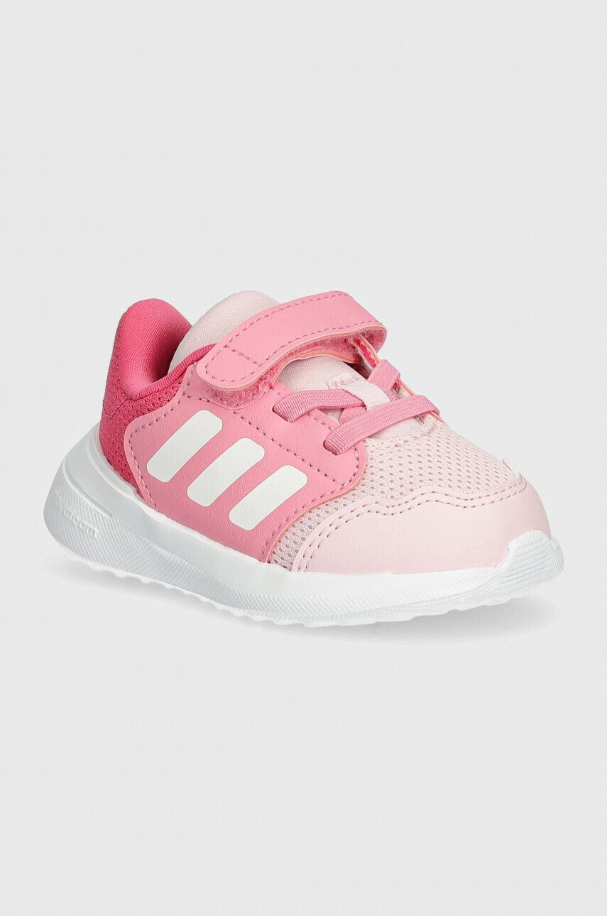 Детские кроссовки Tensaur Run 3.0 EL adidas, розовый — фото 2