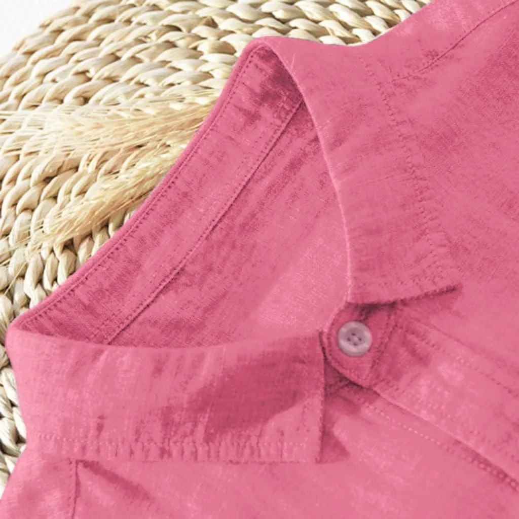 Мужская рубашка с длинным рукавом Casual Loose Fit для летнего отдыха — фото 4