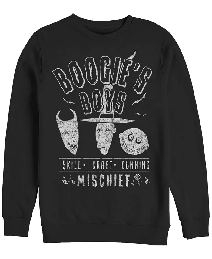 

Мужской флисовый худи "Nightmare Before Christmas Boogies Boys" Fifth Sun, черный