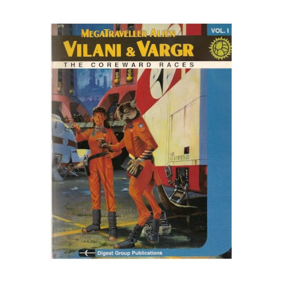 

Vilani & Vargr - The Coreward Races, MegaTraveller (Digest Group Publications), мягкая обложка