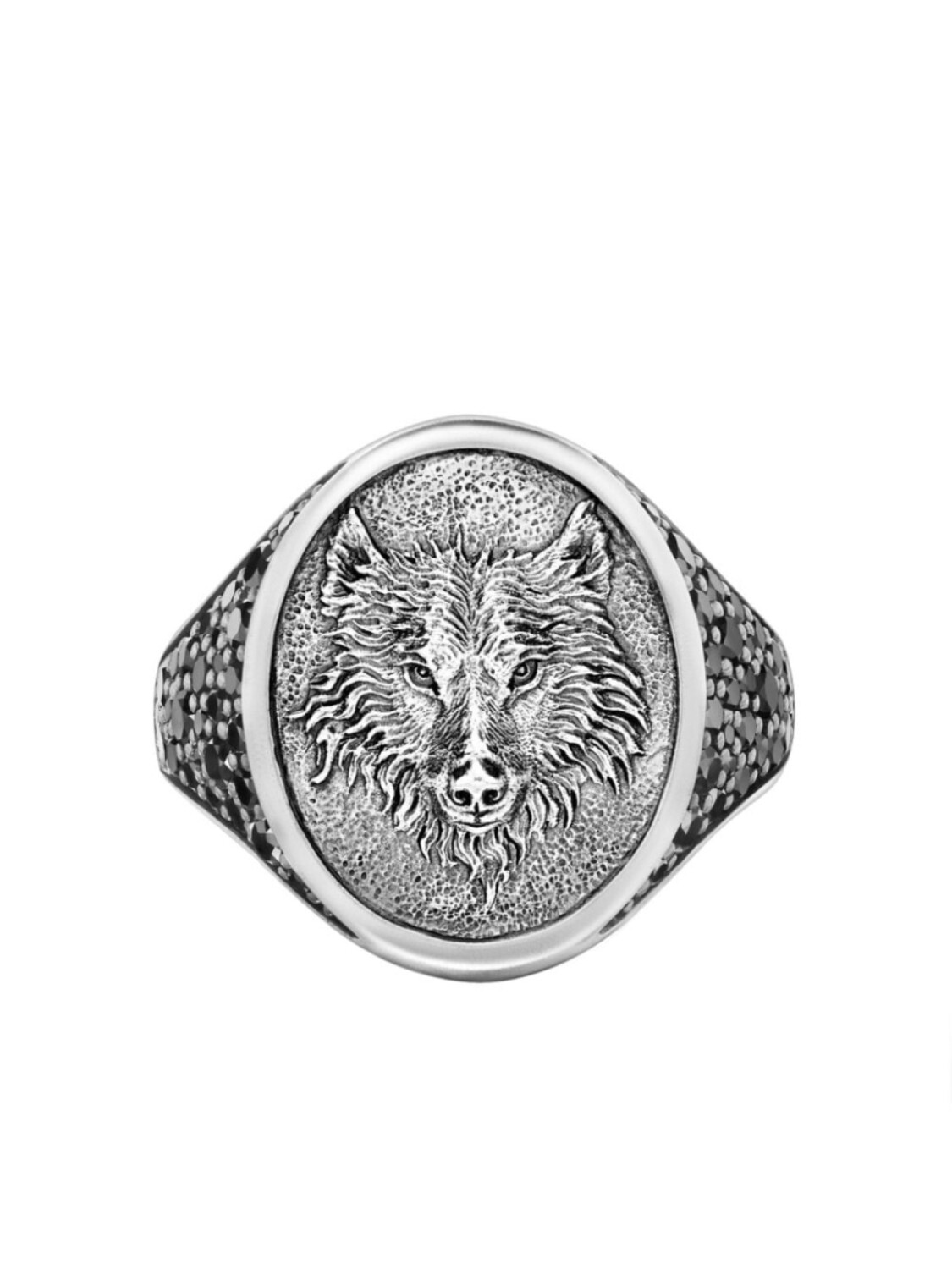 

Серебряный перстень Wolf с бриллиантами David Yurman