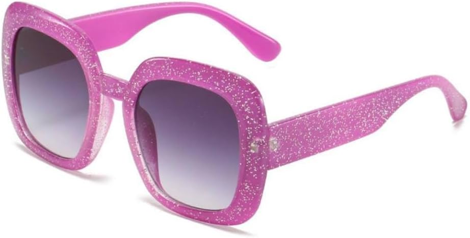 

Модные большие квадратные солнцезащитные очки для женщин в стиле ретро с градиентом конфетных оттенков, мужские солнцезащитные очки с защитой от УФ-излучения UV400 и блестками generic, C4