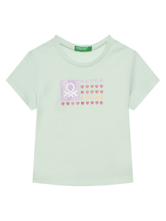 

Футболка обычного кроя 3I1XG10HU United Colors Of Benetton, зеленый