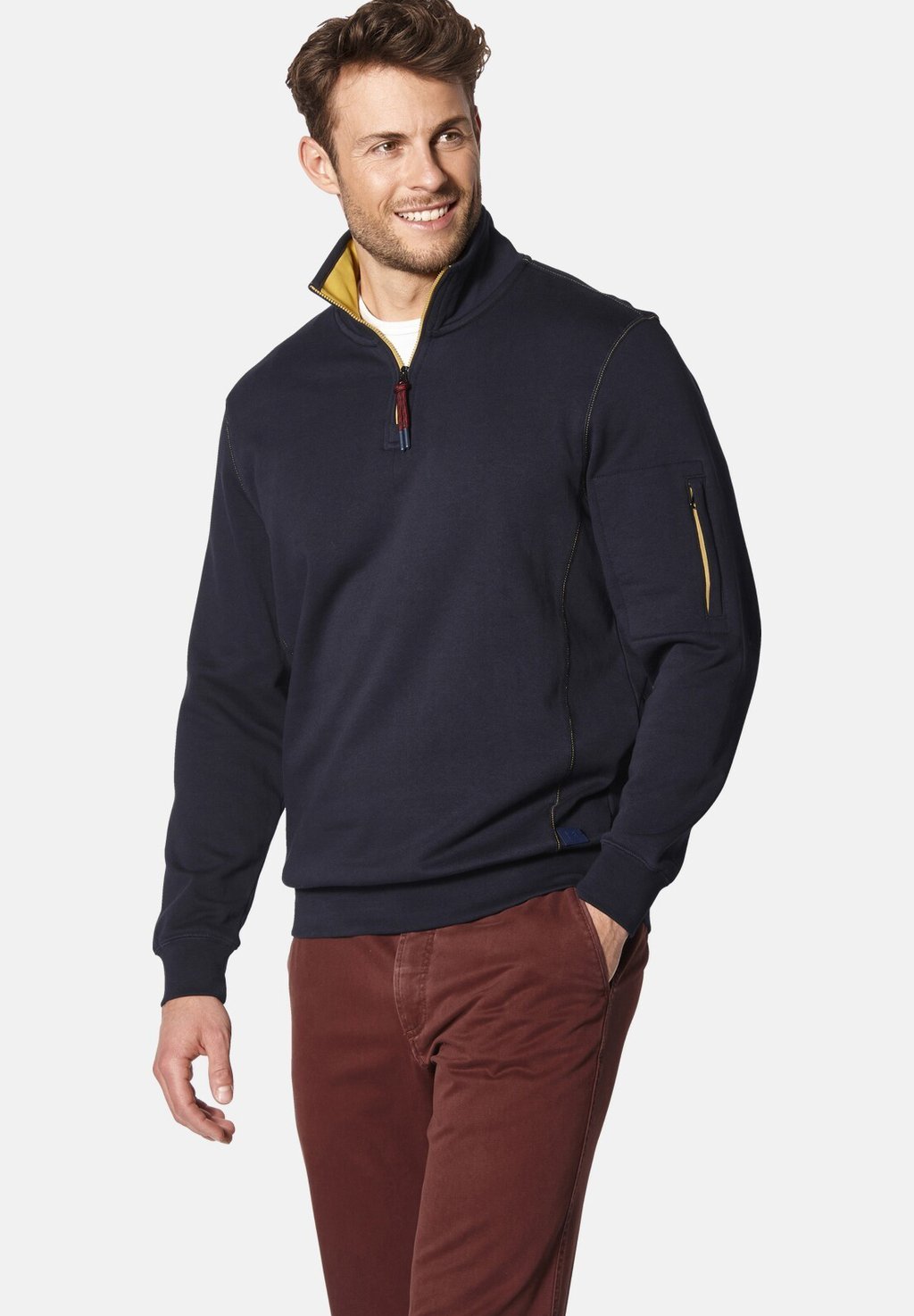 

Рубашка поло Long sleeved top Babista, темно-синий