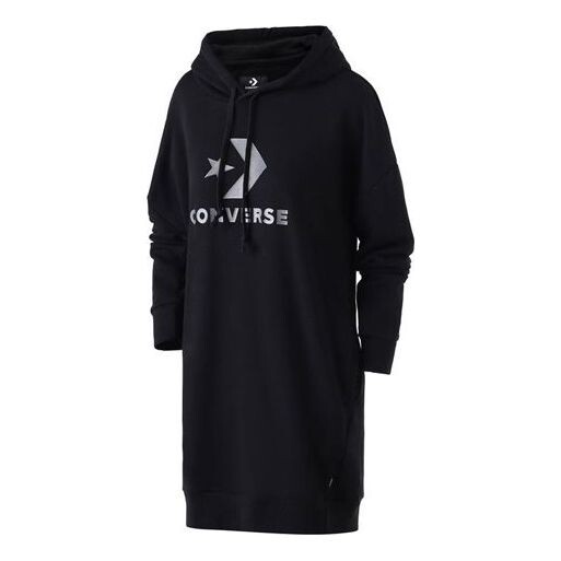 

Толстовка star chevron french terry dress 'black' Converse, черный