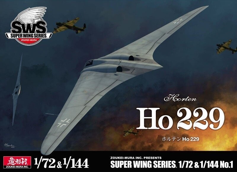 

Zoukei-Mura SWS7201 Ho 229 Horten 1/72 и 1/144 Inna marka