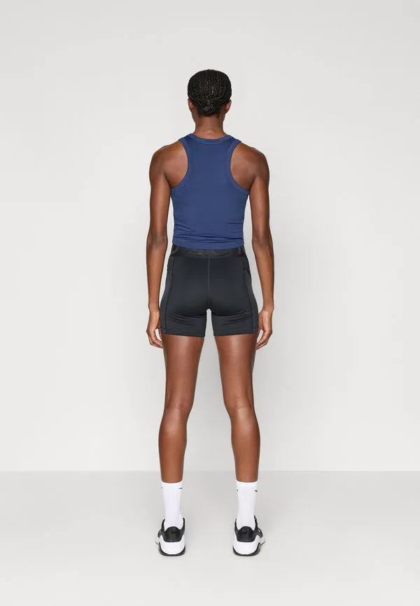 Короткие леггинсы sculpt Nike Performance, Black/Anthracite/White — фото 3
