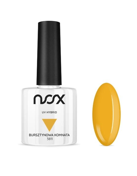 

Nox, Лак для ногтей гибридный, 3811 Янтарная комната, 7 мл