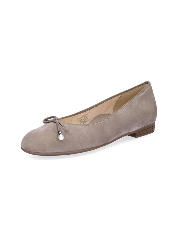 

Балетки ara Ballerina, цвет taupe samt