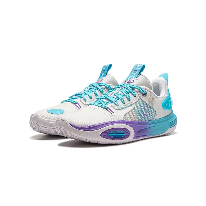 Баскетбольные кроссовки City 11 Kids GS Standard White/Bachelor Blue Lining Young, белый — фото 3