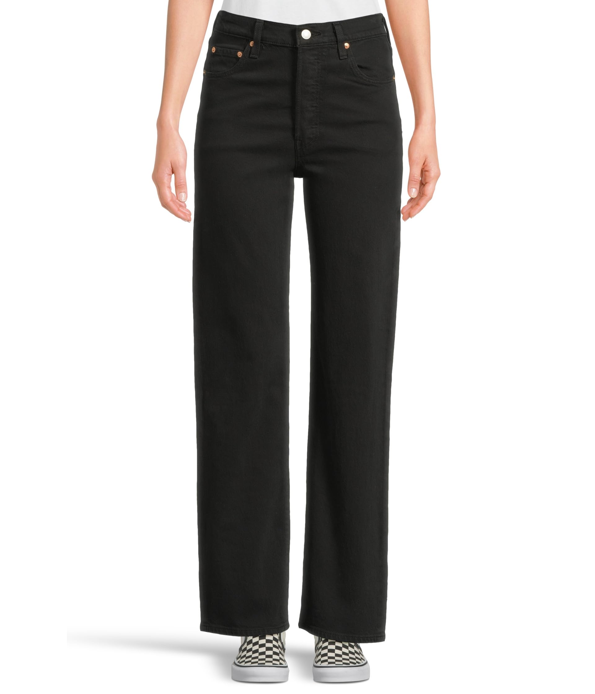 

Джинсы Levi's Premium Ribcage Full Length Jeans, цвет Black Sprout