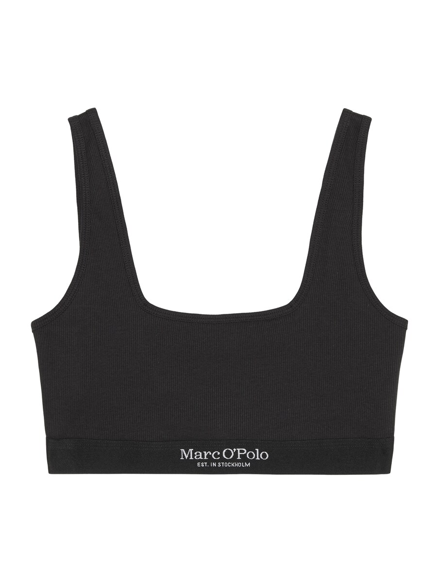 

Бюстгальтер без косточек Marc O'Polo Iconic Rib, черный