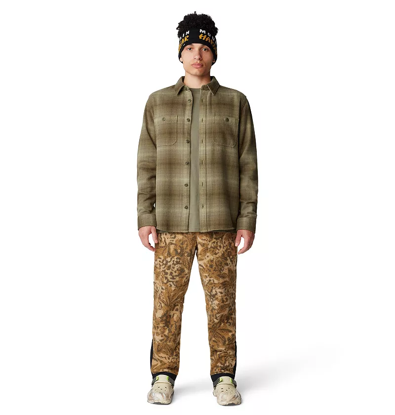 

Мужская рубашка с длинным рукавом Mountain Hardwear, цвет Drk Pne Ombre Bfl Chk Prt