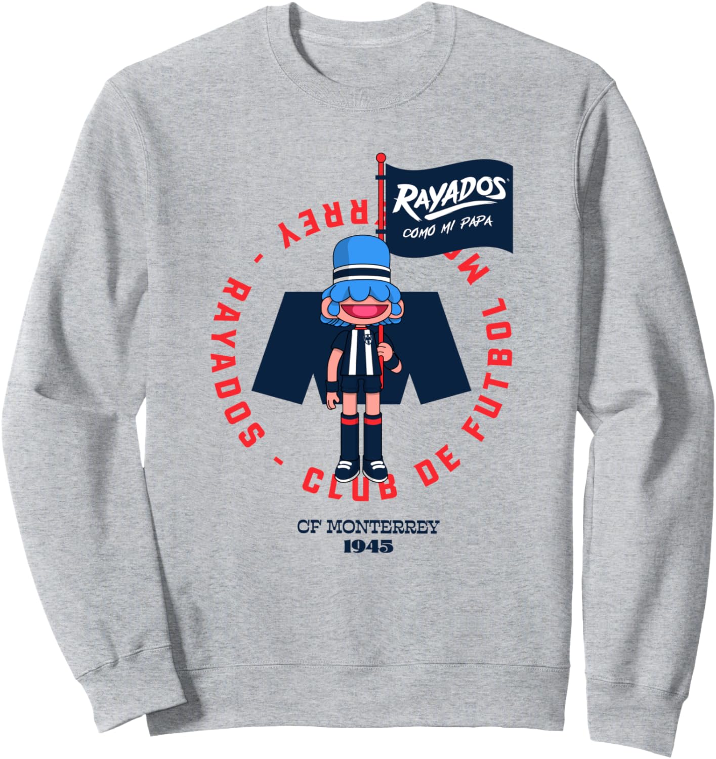 

Толстовка ограниченная коллекция Rayados de Monterrey, серый