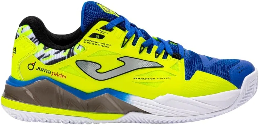 Мужские туфли для падела Joma Spin Men 2509, Royal Yellow