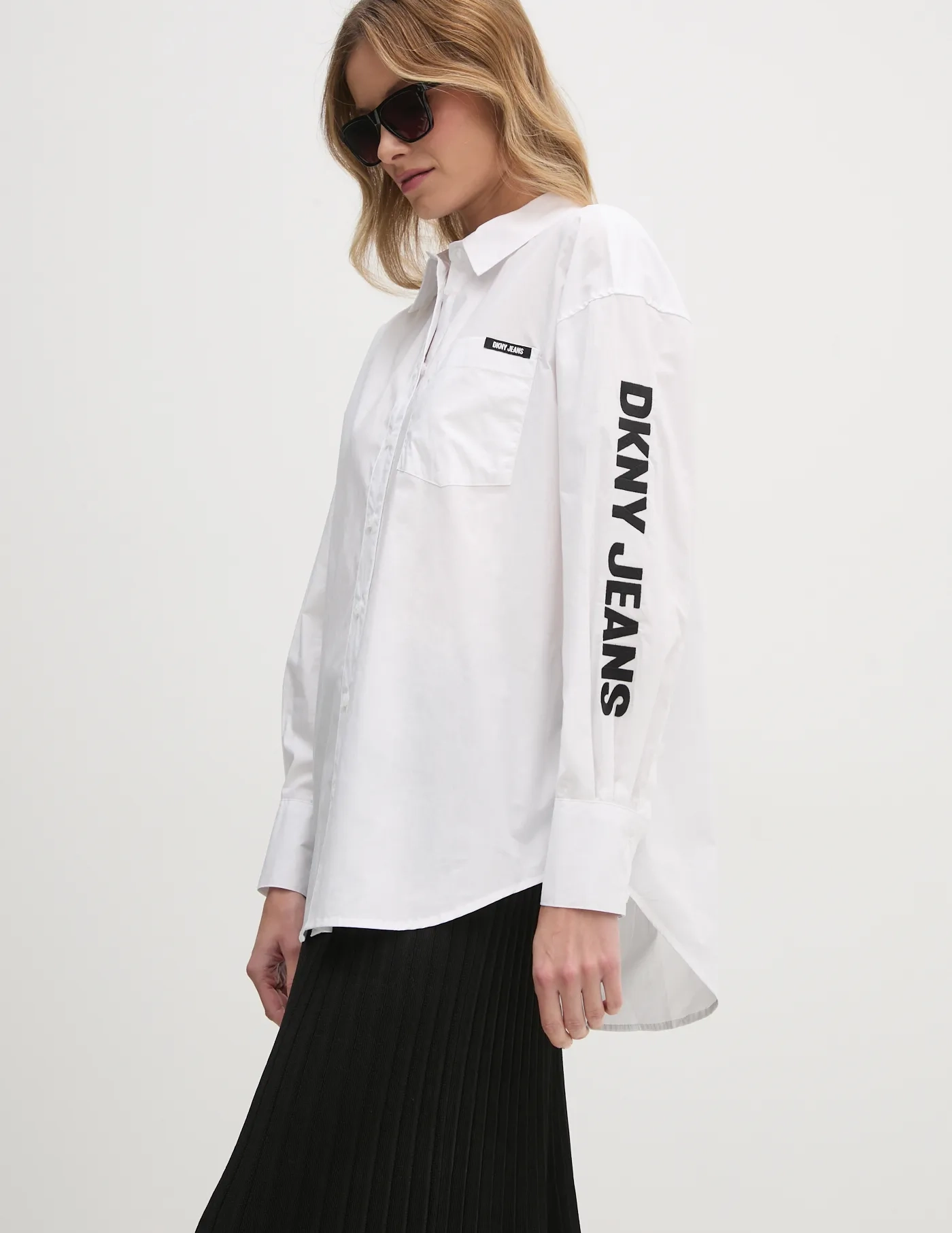 

Рубашка из хлопка Dkny, белый