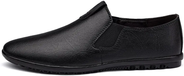 Лоферы из веганской кожи Men's, черный SayfuR — фото 4