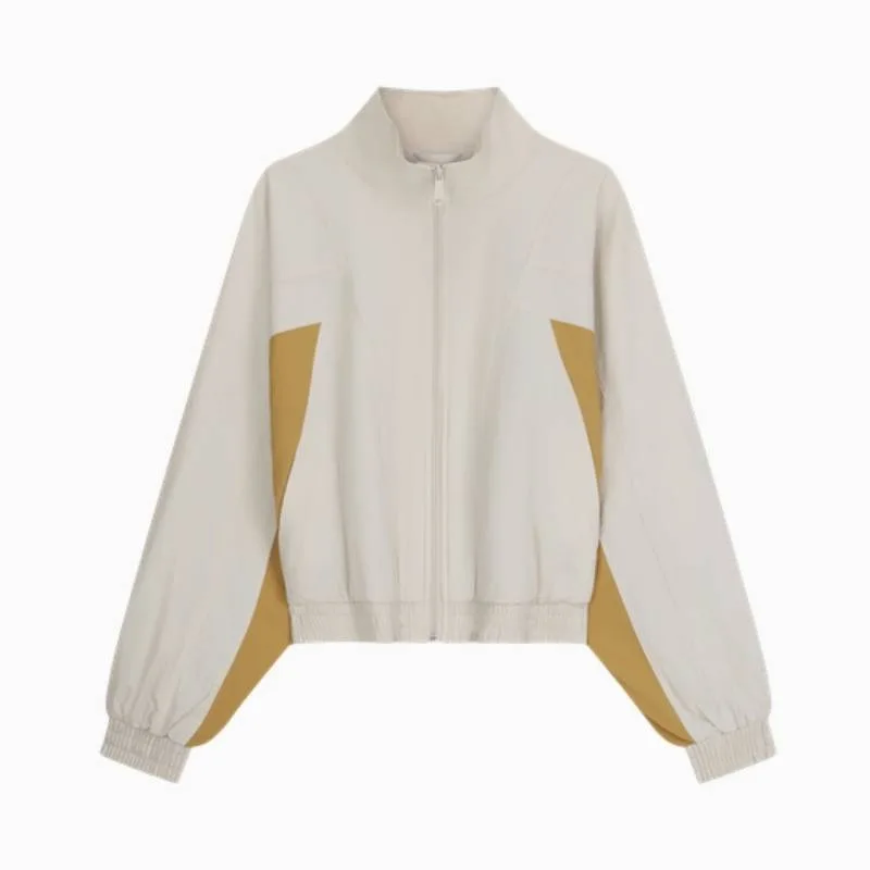 Calvin Klein Куртка женская RM6 желтая с отложным воротником