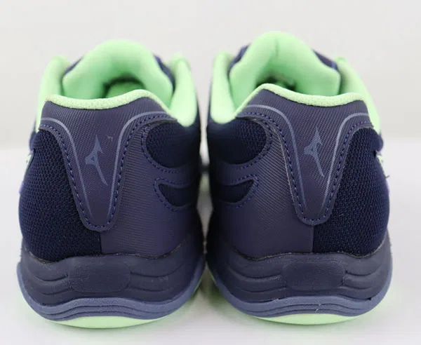 Кроссовки для настольного тенниса «Wave Medal 7» от Mizuno, 03 Navy X Lime X Purple — фото 4