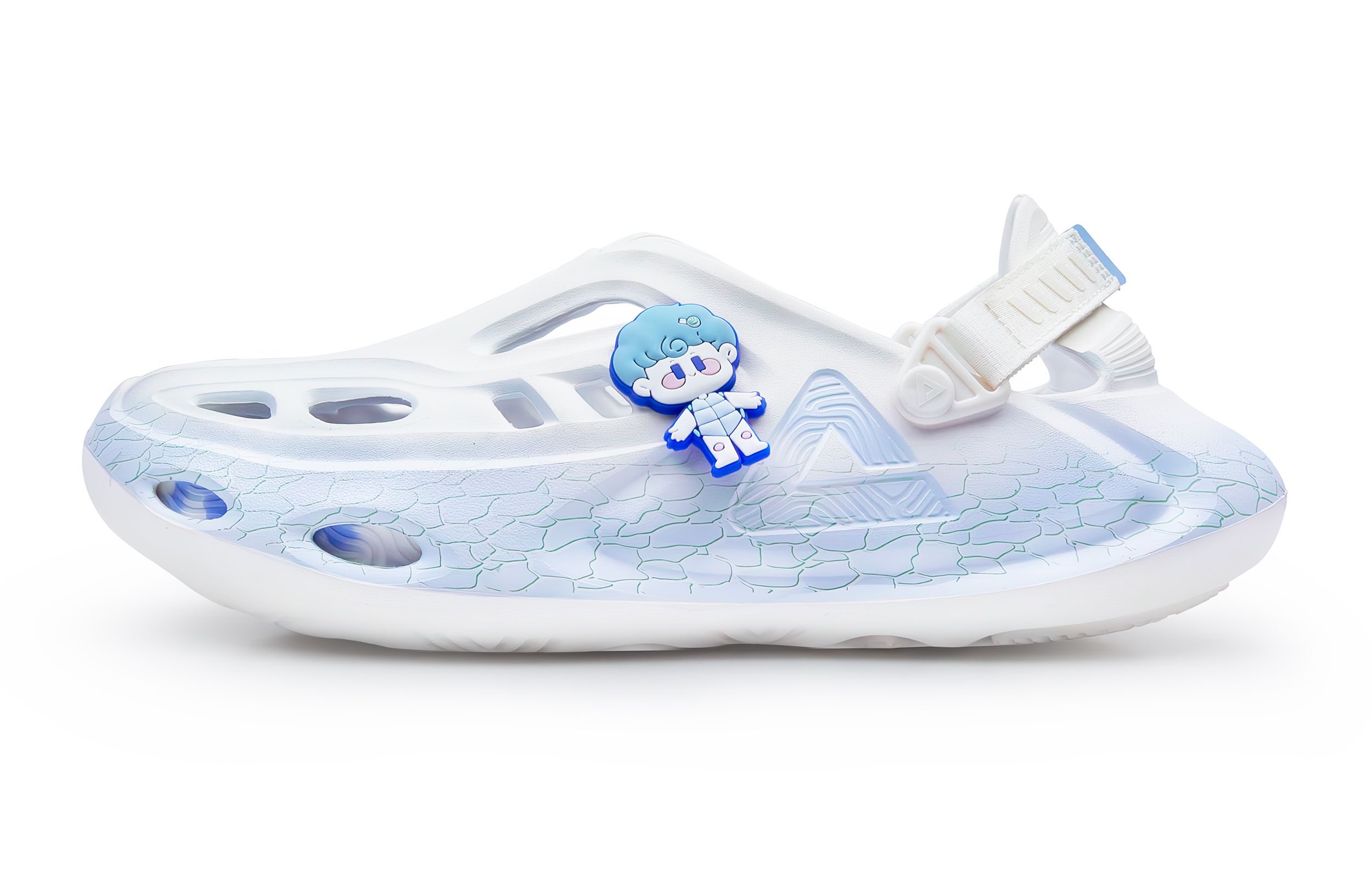 

Кроссовки Pole Hole Clogs Мужские Небесно-Голубые PEAK, Экрю/Лунно-Голубой