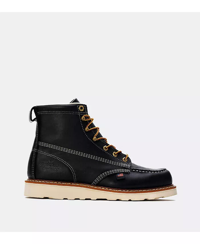 

Мужские рабочие ботинки American Heritage 6" Black Moc Toe Thorogood, черный