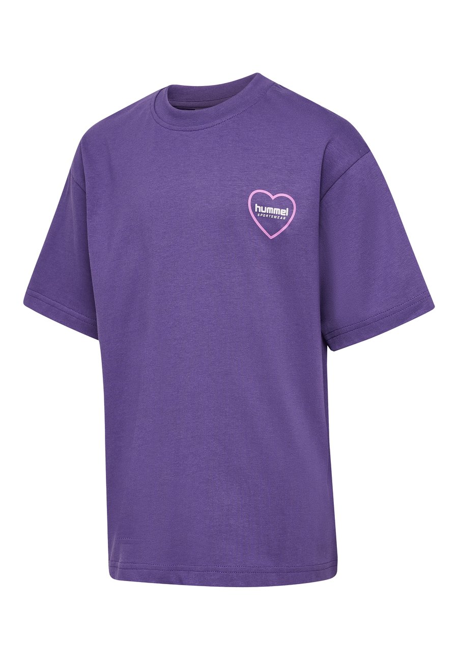 Футболка Hummel JR LOOSE S/S HEARTFIELD, Mystical/Lilac — фото 4