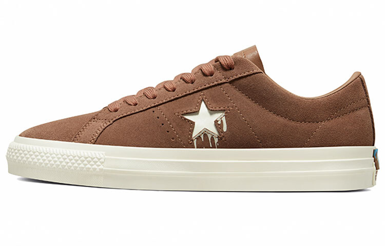 

Кроссовки Converse One Star Pro Skateboard Shoes Unisex Low-Top Brown White, Коричневый, Кроссовки Converse One Star Pro Skateboard Shoes Unisex Low-Top Brown White