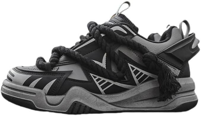 

Модные мужские кроссовки, удобные, износостойкие кеды для скейтборда на все сезоны, уличная обувь Azttoztto, черный/серый