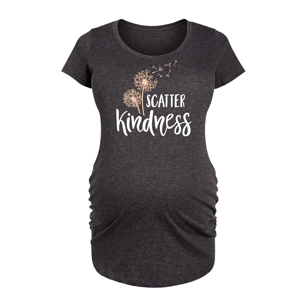 

Футболка с рисунком Maternity Scatter Kindness, цвет Heather Charcoal