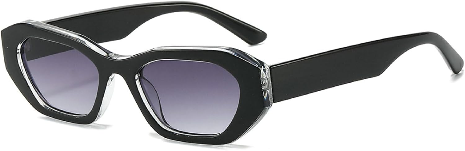 

Модные солнцезащитные очки неправильной формы «кошачий глаз» для женщин, защита от ультрафиолета UV400, ретро, ​​темно-зеленые, для мужчин, трендовые солнцезащитные очки с леопардовым принтом N45 mincl, Clear Gray