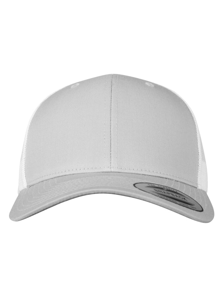 

Бейсболка Flexfit Trucker, цвет silver/wht