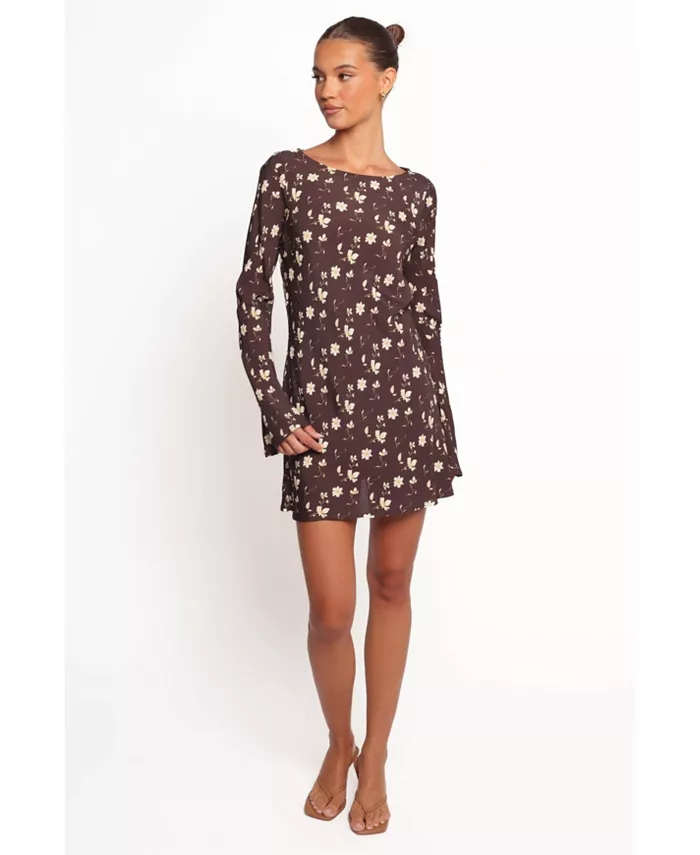 

Женское мини-платье Amity Petal and Pup, коричневый