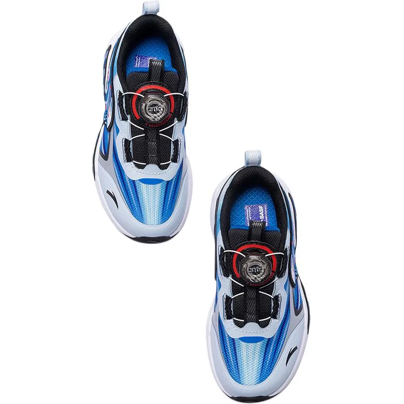 Детские кроссовки низкие для детей 3-7 лет Antakids, Phantom Blue/Ocean Blue/Silver-1 — фото 4