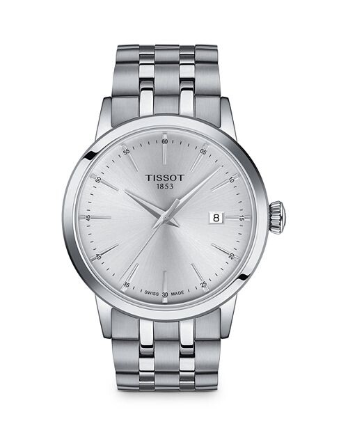 

Классические часы мечты 42 мм Tissot, цвет Silver