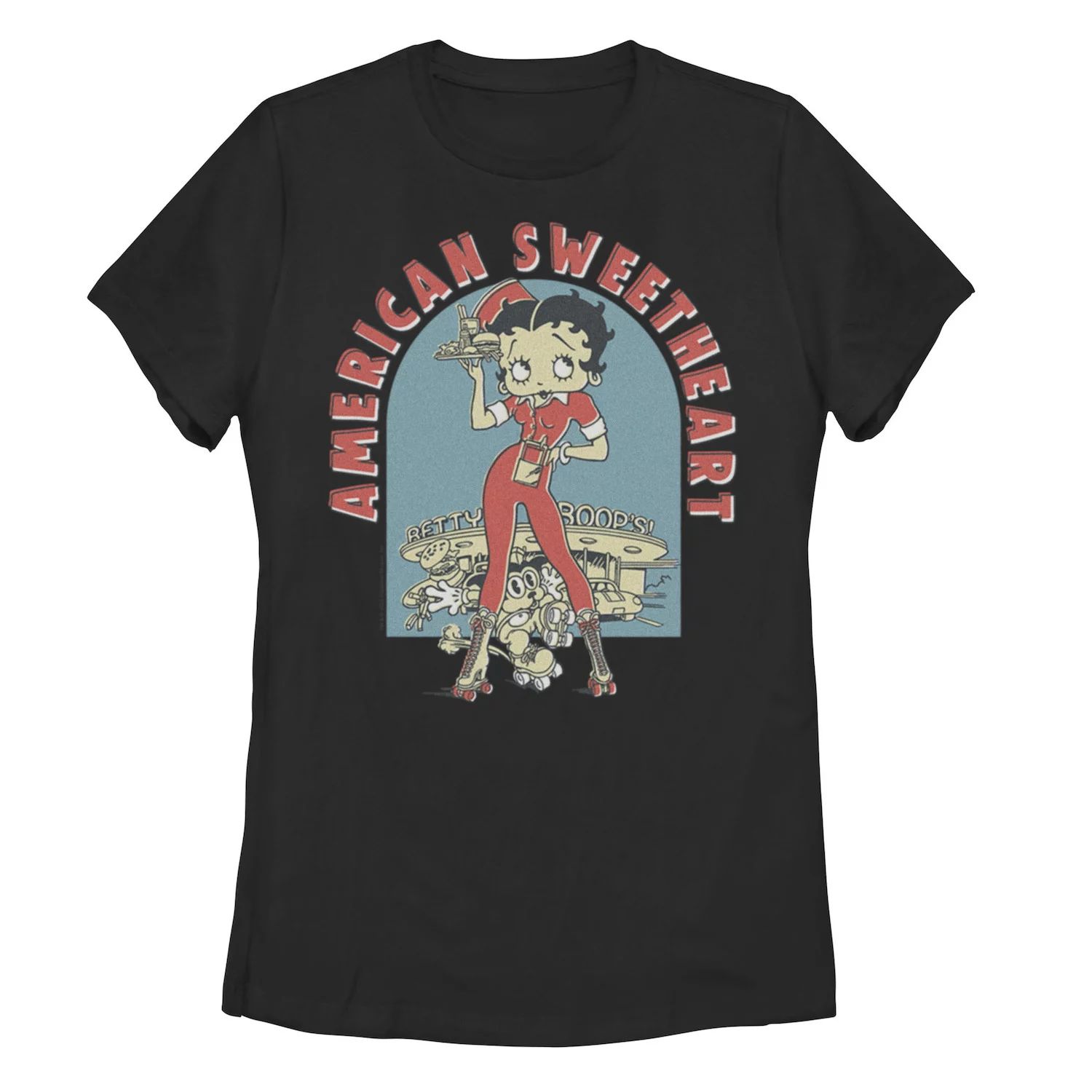 

Детская футболка с рисунком Betty Boop Dinner American Sweetheart Licensed Character